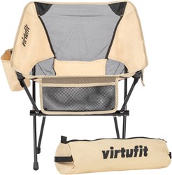 VirtuFit Camping Chair Compact - Chaise de plage - Beige