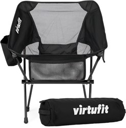 VirtuFit Camping Chair Compact - Chaise de plage - Noir
