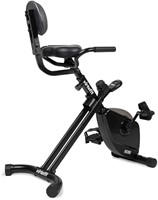 VirtuFit DB100 Opvouwbare Deskbike met Rugleuning - Bureaufiets met Computer - Gratis trainingsschema