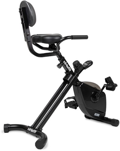 VirtuFit DB100 Opvouwbare Deskbike met Rugleuning - Bureaufiets met Computer - Gratis trainingsschema