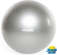 VirtuFit Anti-Burst Fitnessbal Pro - Gymbal - Swiss Ball - met Pomp - Grijs - 85 cm