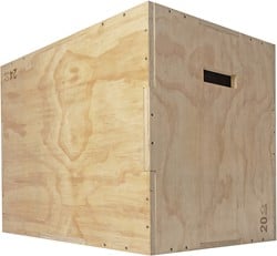 VirtuFit Houten Plyo Box 3-in-1 - Groot - 50 x 60 x 75 cm - Tweedekans 