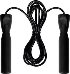 Corde à sauter en PVC VirtuFit - Noir
