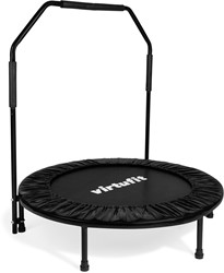 VirtuFit Fitness Trampoline pliable avec poignée - Noir - 100 cm