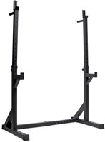 Rack à squat ajustable VirtuFit - Supports de halter - avec supports de trempette