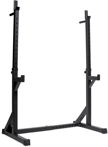 Rack à squat ajustable VirtuFit - Supports de halter - avec supports de trempette