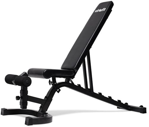 VirtuFit Verstelbare Fitnessbank Pro - Zwart