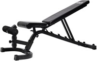 VirtuFit Verstelbare Fitnessbank Pro - Zwart-2