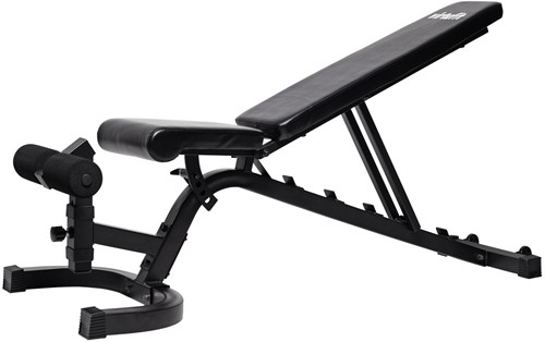 VirtuFit Verstelbare Fitnessbank Pro - Zwart-2