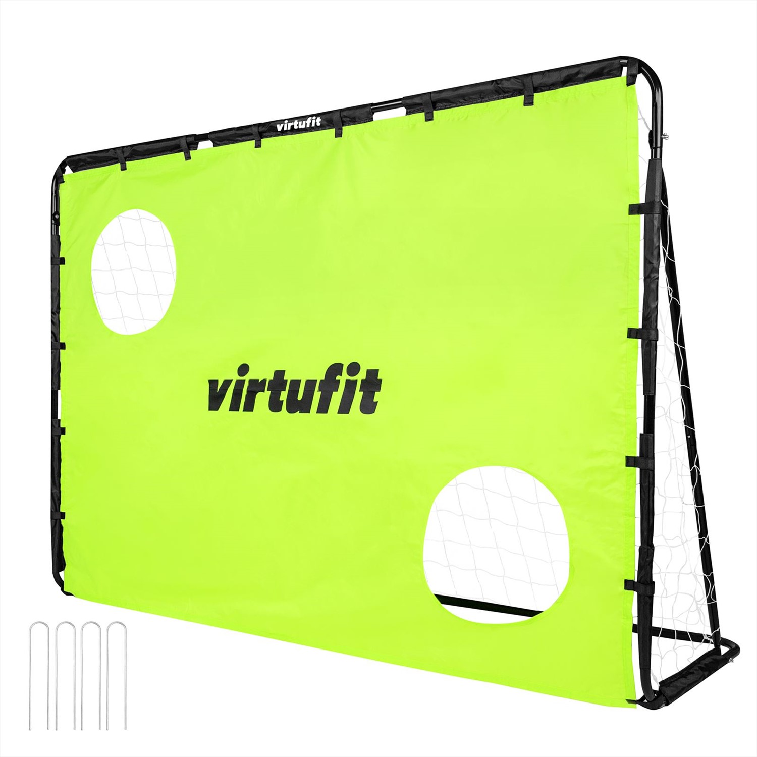 VirtuFit Voetbaldoel met Doelwand - Voetbal Goal - 215 x 150 cm 215 x 150 x 76