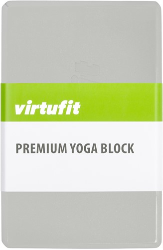 VirtuFit Premium Yoga Blok - EVA Foam - Natural Grey-3