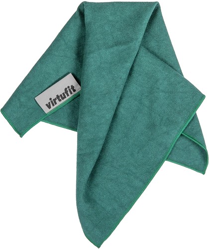 Serviette en microfibre de yoga VirtuFit Premium – Vert Océan