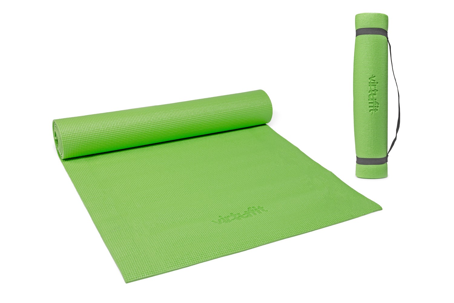 VirtuFit Yogamat Met Draagkoord - 183 x 61 x 0.3 cm - Lichtgroen