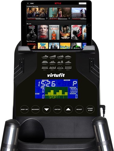VirtuFit Elite FDR 2.5i Semi-Pro Crosstrainer - Console + tablet