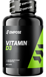 Empose Nutrition Vitamine D3 - 90 Capsules