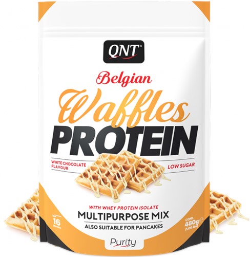 QNT Belgische Proteine Wafel Mix - 480 gram - White Chocolate