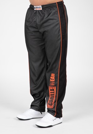 Gorilla Wear Wallace Mesh Pants - Grijs/Oranje - L/Xl