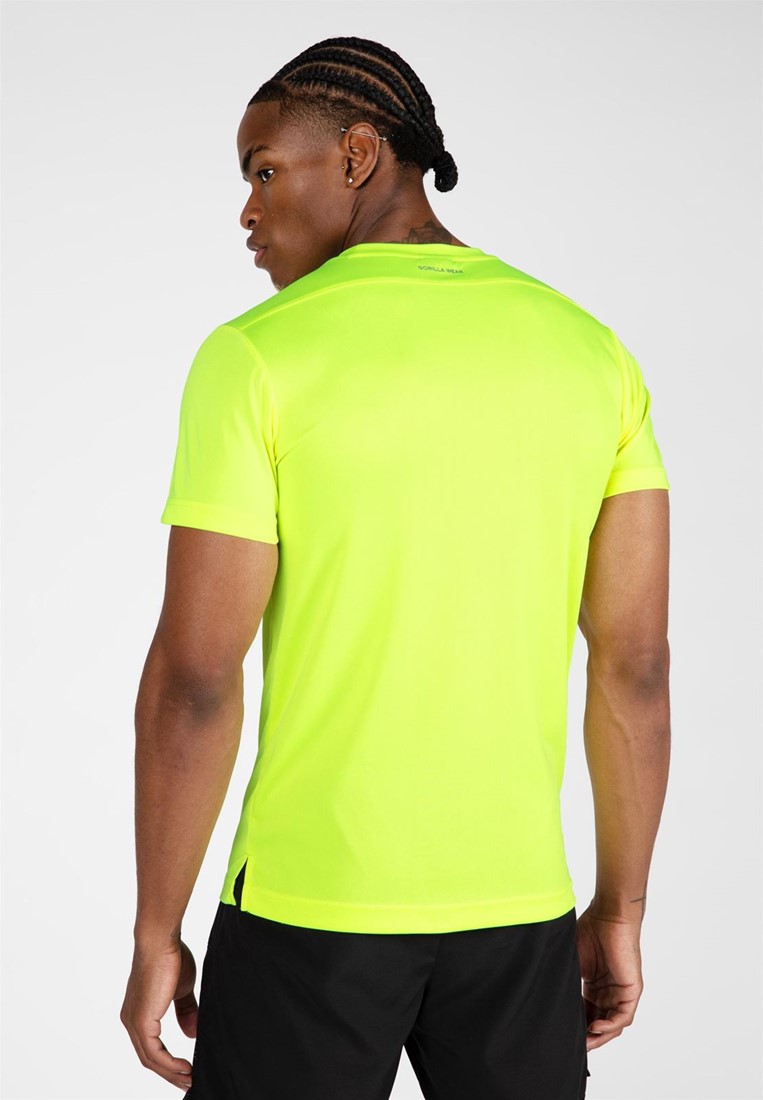 bright yellow tee