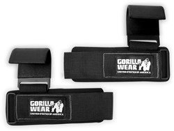 Gorilla Wear Weight Lifting Hooks - Noir/Blanc