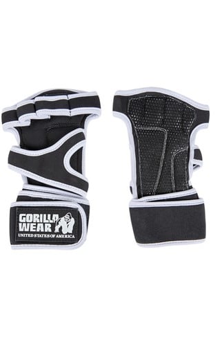 Gorilla Wear Yuma Krachtsport Handschoenen - Zwart/Wit