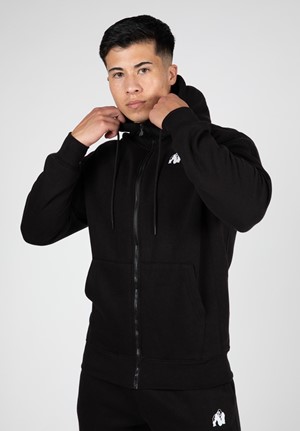 Gorilla Wear Kennewick Zipped Hoodie - Zwart - L