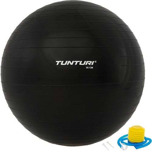Tunturi Fitnessbal Gymbal Zwart - 90 cm
